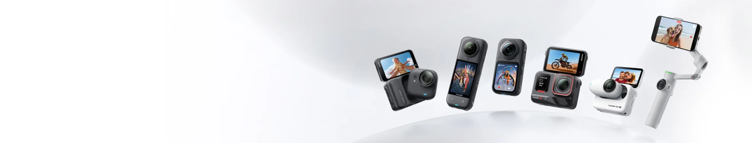 Insta360 camera lineup