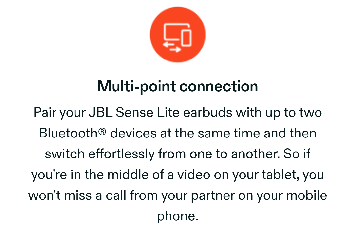 jbl sense lite wireless open ear headphones