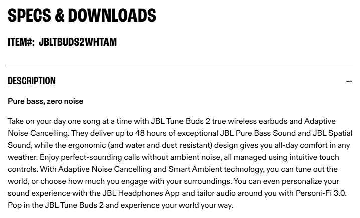 jbl tune buds 2 wireless earbuds