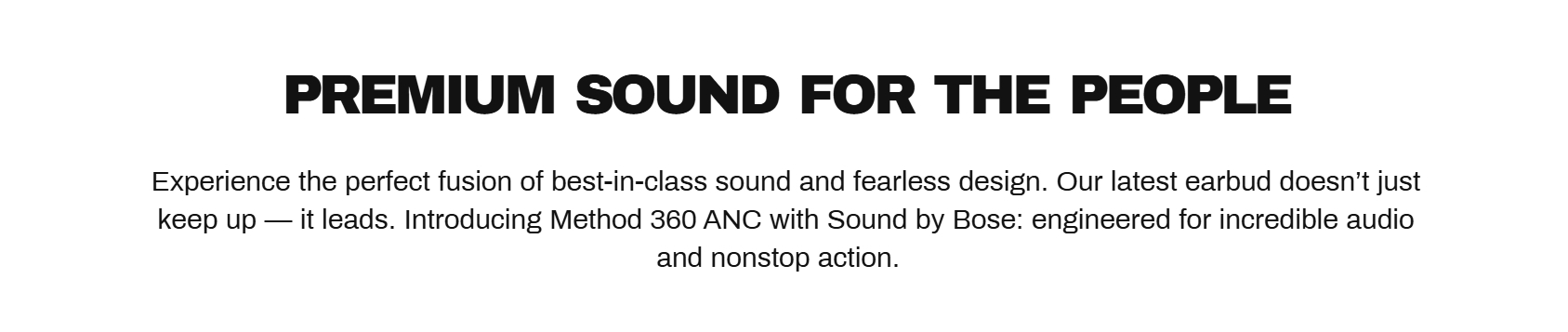 Skullcandy Method 360 ANC