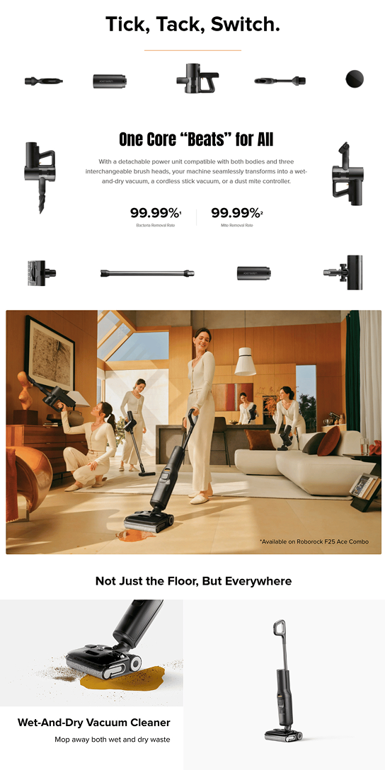 Roborock F25 Ace Handheld Vacuums
