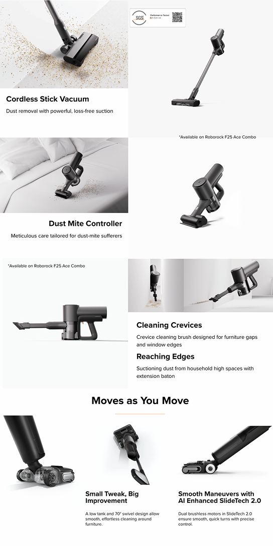 Roborock F25 Ace Handheld Vacuums