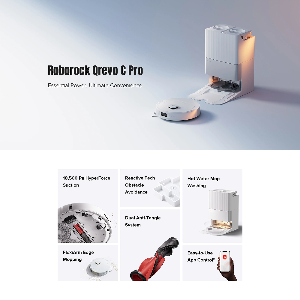 Roborock Qrevo C Pro Robot Vacuum