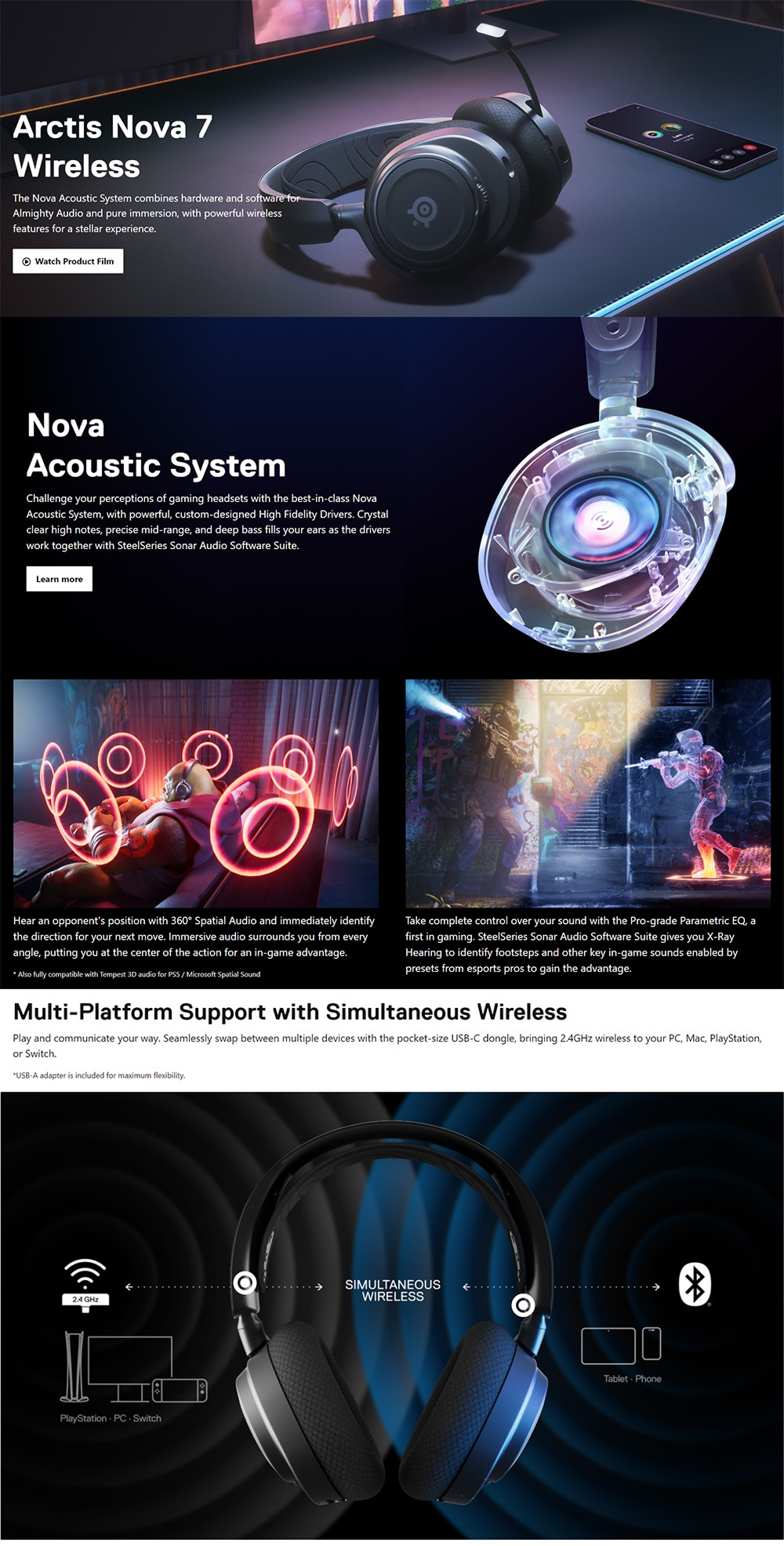 steelseties arctis nova 7 wireless gaming headset