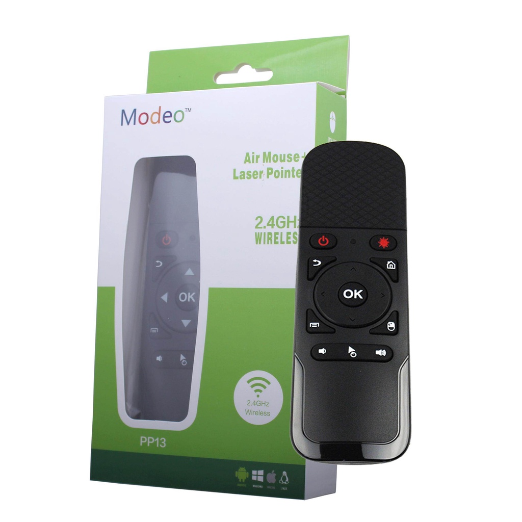 PC Doctor 2.4Ghz Wireless Air Fly Mouse + Laser Pointer(1 Year Warranty)