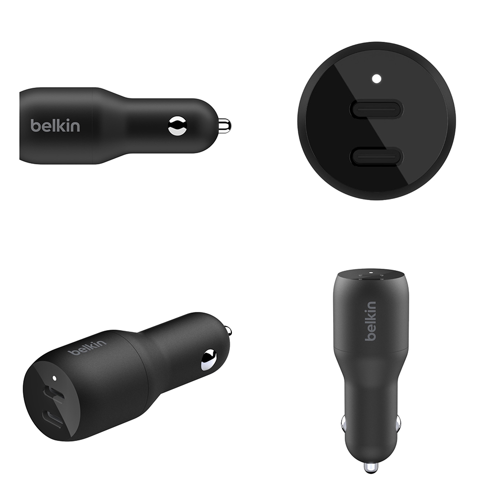 Belkin Dual 18W USB-C Car Charger