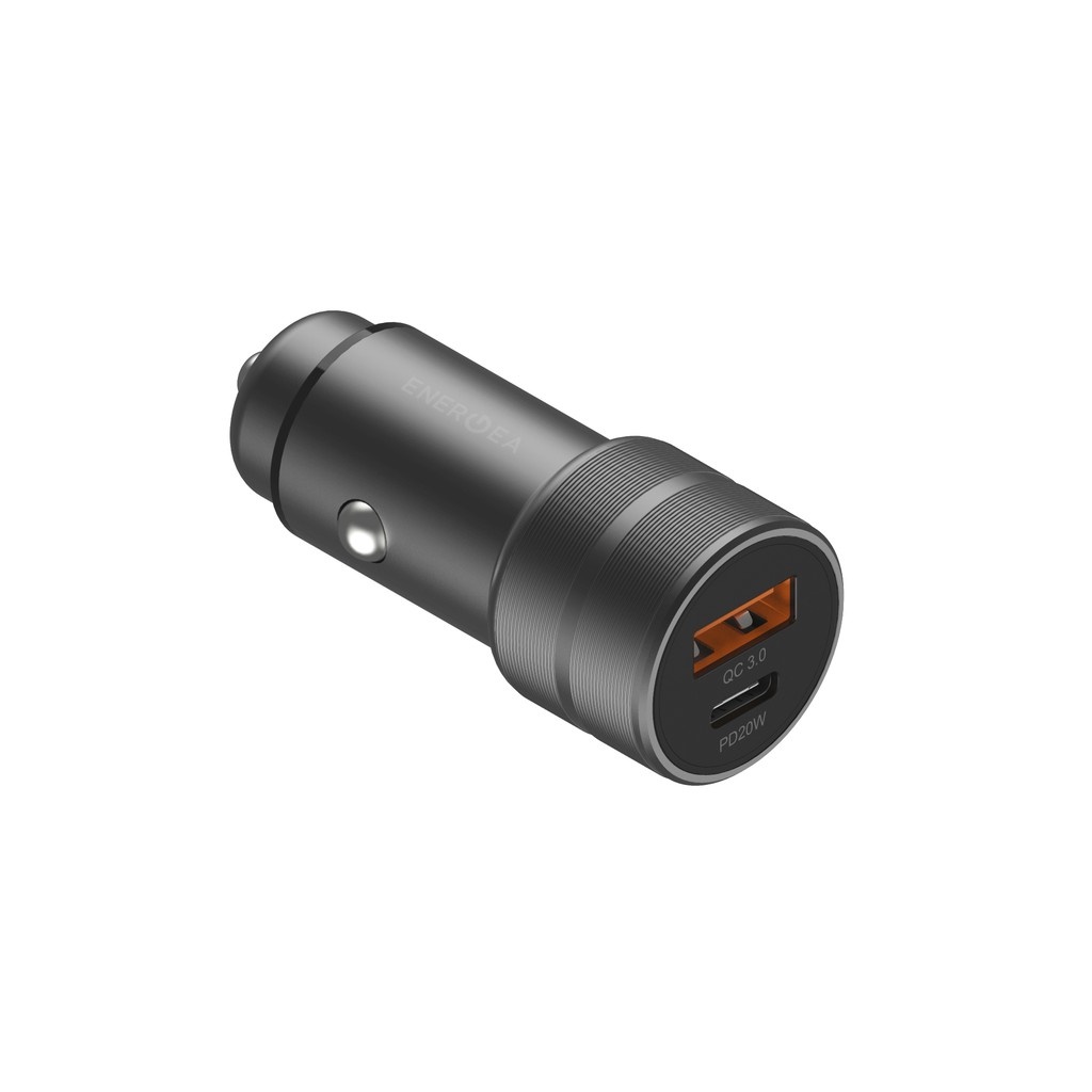 Energea Aludrive Dual Port 38W Car Charger