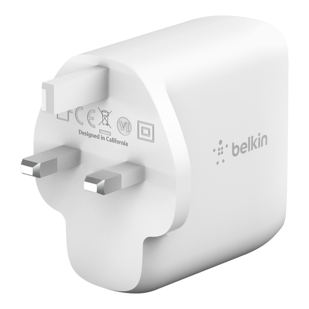 Belkin BOOST↑CHARGE 63W Dual USB-C GaN Wall Charger