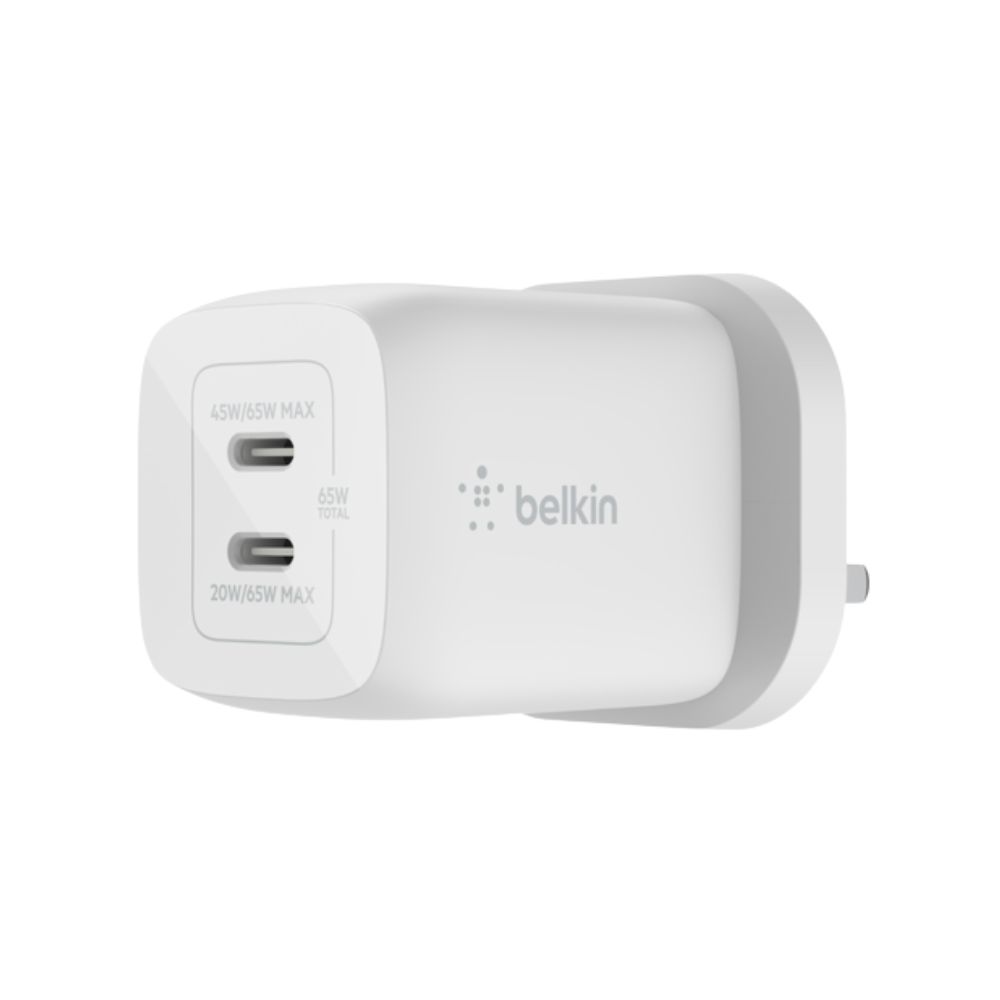 Belkin PD65W Dual USB C GaN Charger