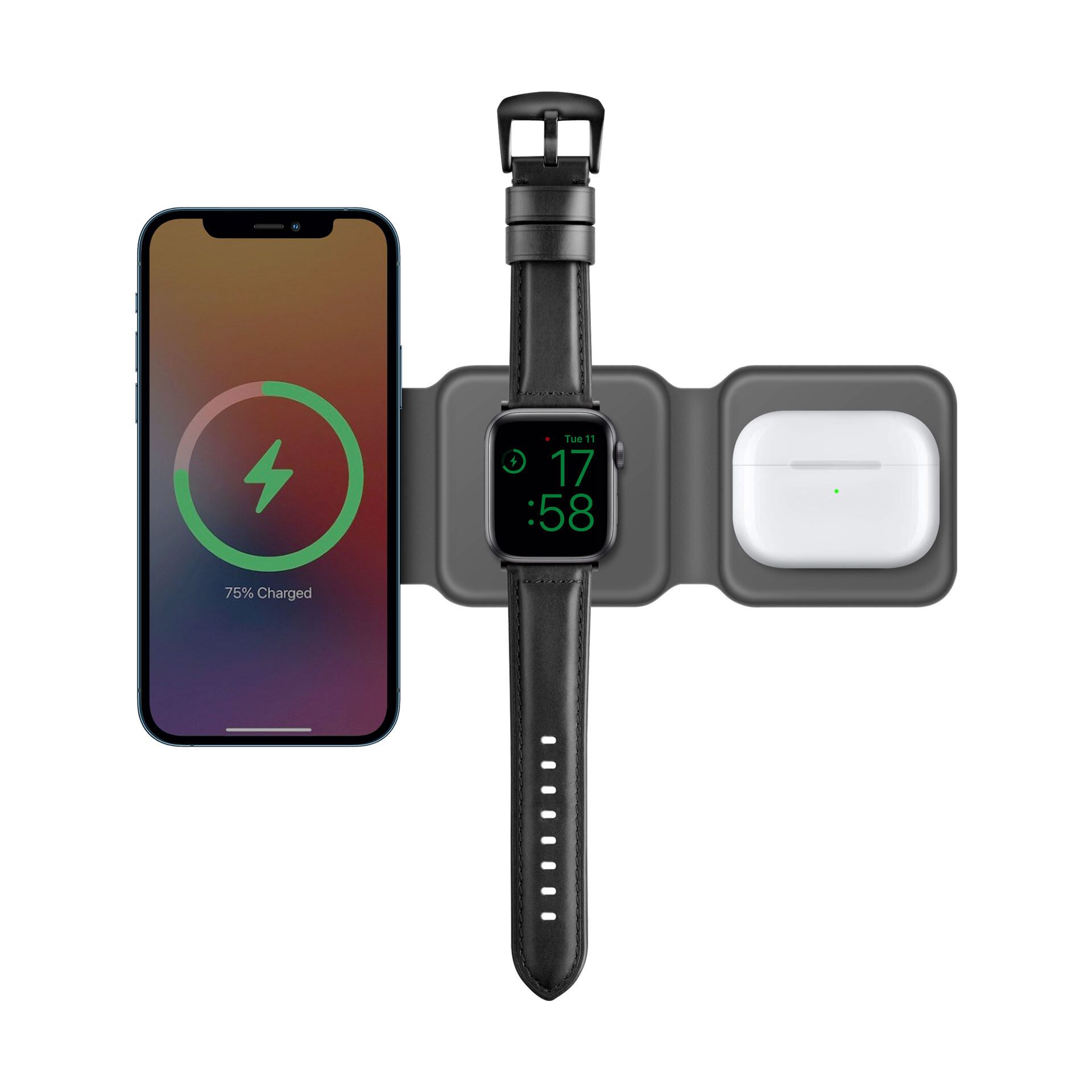 Energea Bazic GoMag Trio 3-in-1 Wireless Charging Pad