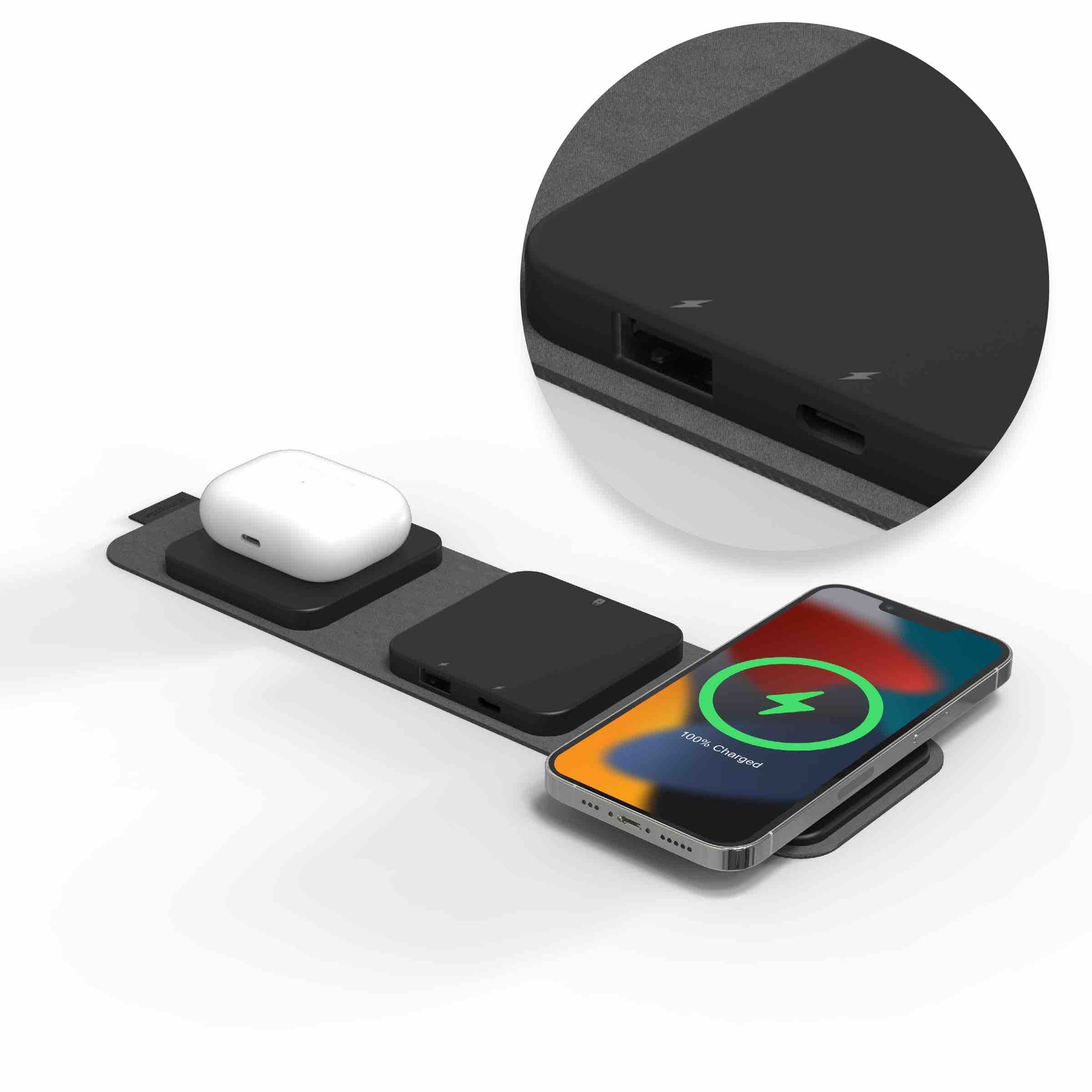 Mophie Snap + Multi Device Travel Charger Magsafe compatible