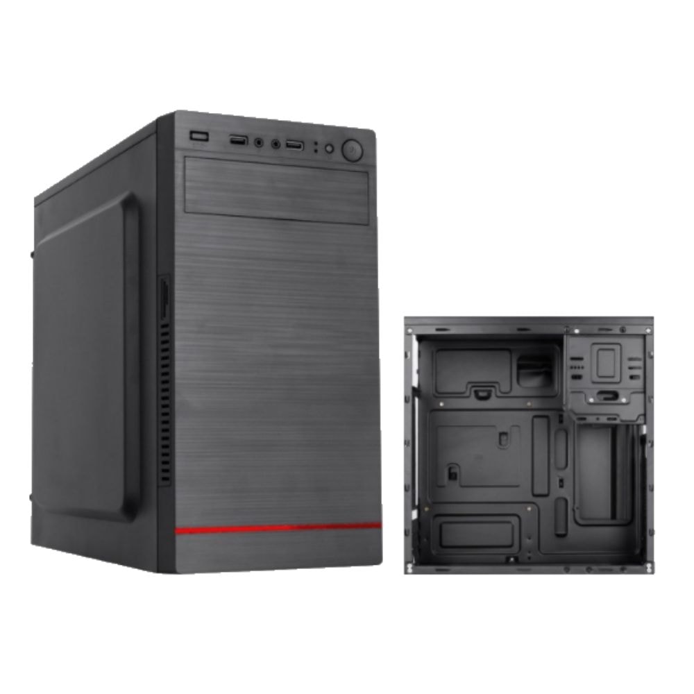 TMT Imperion Elega 18 mATX With 500W PSU Casing (RED)