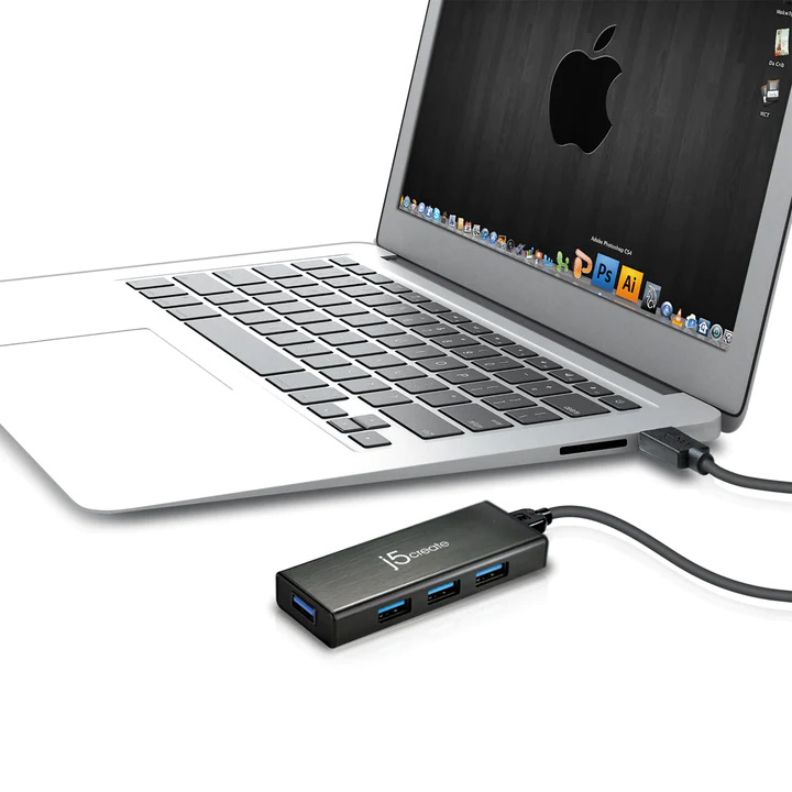 J5Create JUH340 4 Port Mini HUB USB Type-C