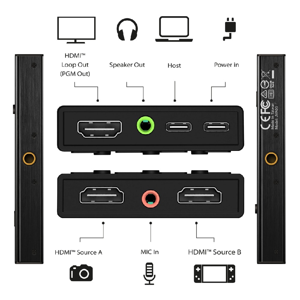 J5create JVA06 Dual HDMI Video Capture