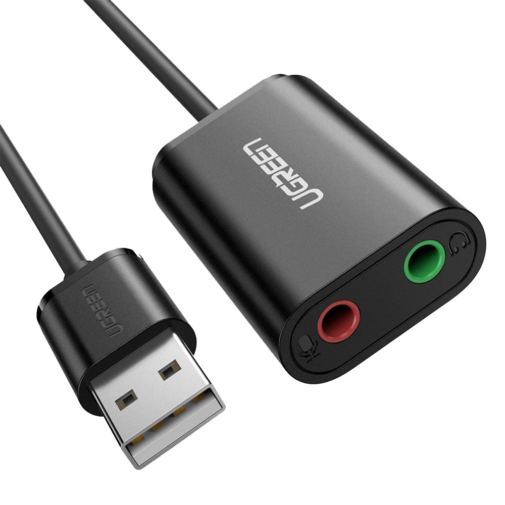 UGREEN US205 (UG-30724) USB-A to 3.5mm External Stereo Sound Adapter