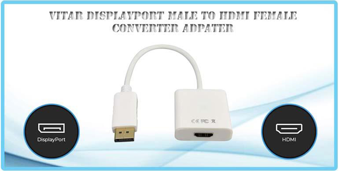 Vitar DP02 / DP08 / DP09 Display Port to HDMI / VGA Converter