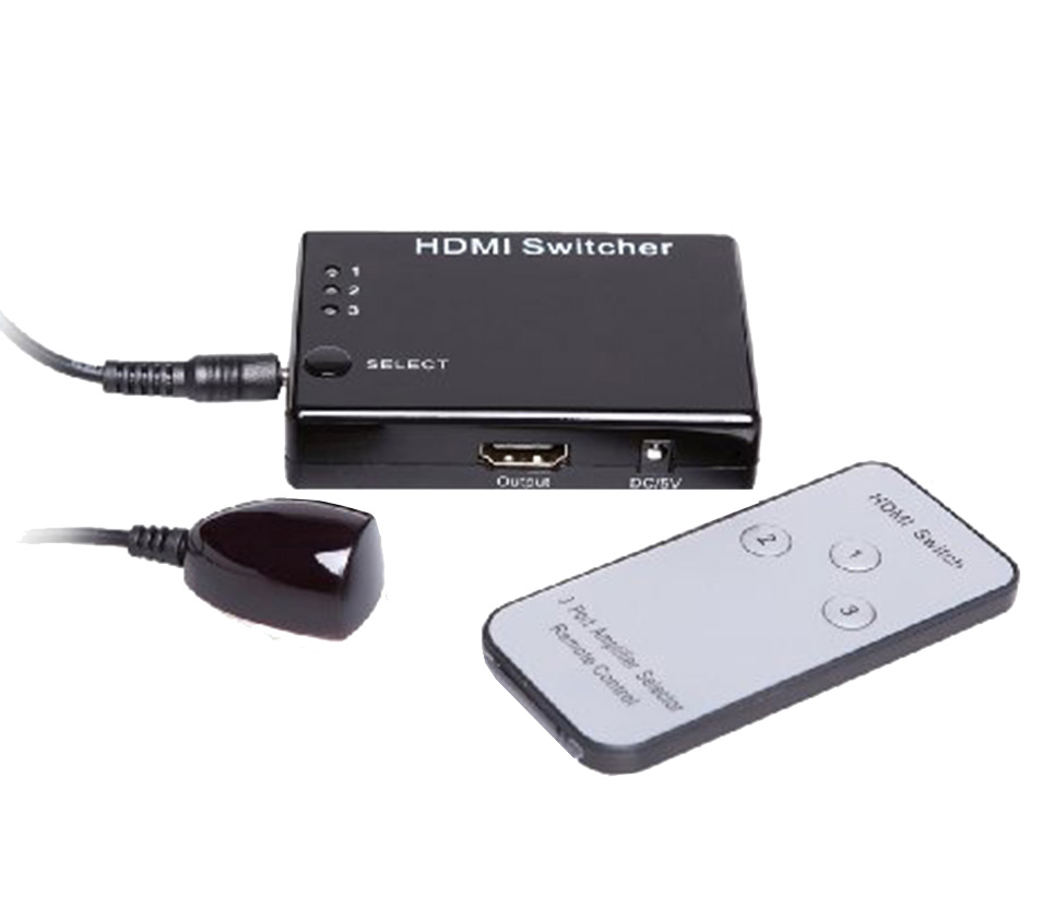 Vitar HDSW 22 3X1 HDMI Switcher with Remote Control