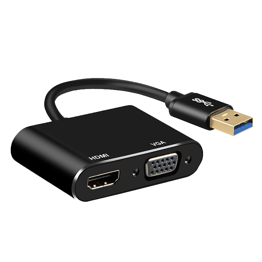 Vitar USB3.0 Converter to HDMI / Dual HDMI+VGA / VGA / RJ45 Ethernet Adapter