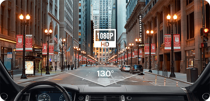 70mai Car Recorder Dashcam 1S 1090p HD Video with 130 Wide Angle