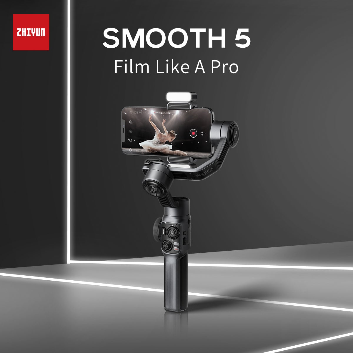 Zhiyun-Tech Smooth 5 Standard Smartphone Gimbal Stabilizer with 3 Axis