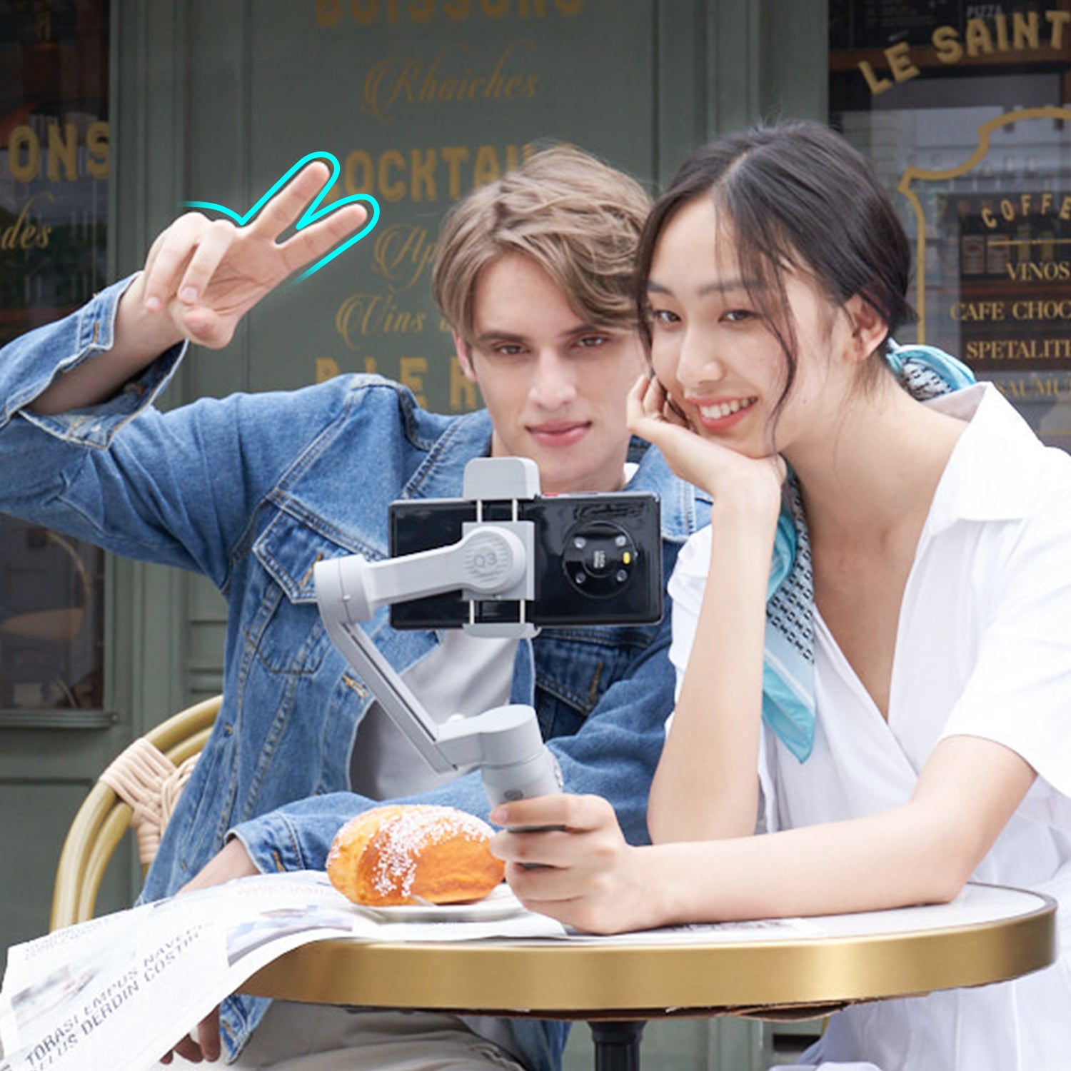 Zhiyun-Tech Smooth Q3 Combo Smartphone Gimbal Stabilizer with 3 Axis