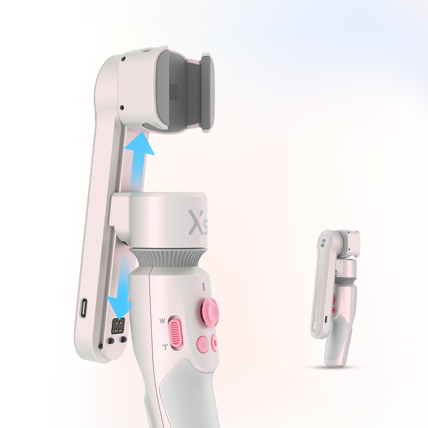 Zhiyun-Tech Smooth XS Standard Smartphone Gimbal Stabilizer with 2 Axis (Black/Pink/White)