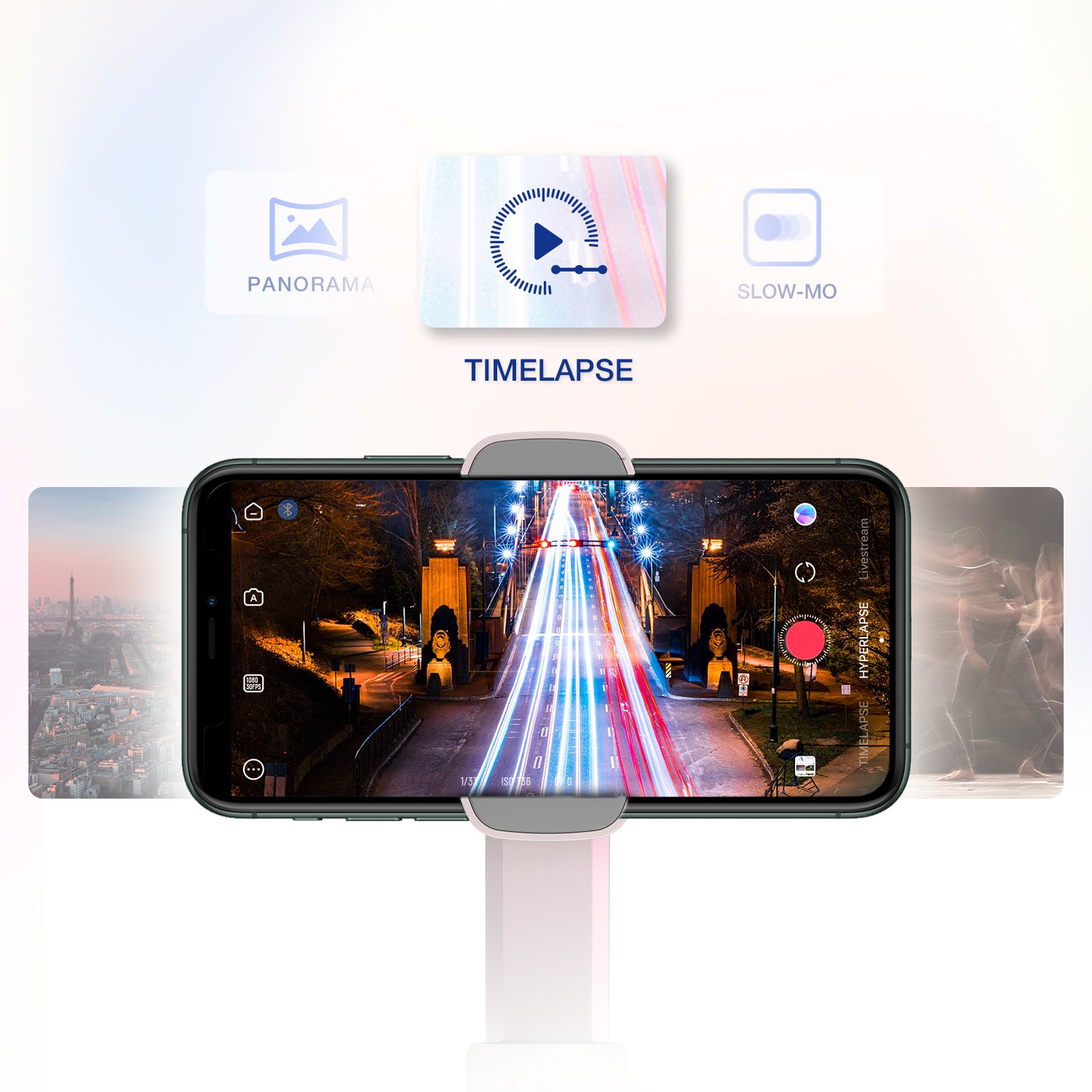 Zhiyun-Tech Smooth XS Standard Smartphone Gimbal Stabilizer with 2 Axis (Black/Pink/White)