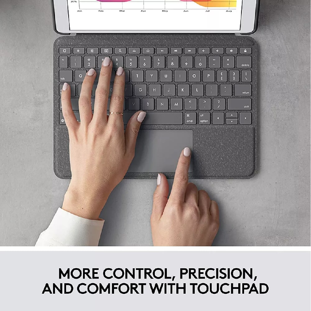 Logitech Combo Touch iPad 10.9 (10th Gen) Keyboard Case