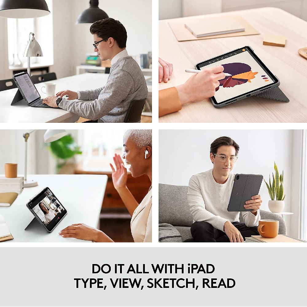 Logitech Combo Touch iPad 10.9 (10th Gen) Keyboard Case