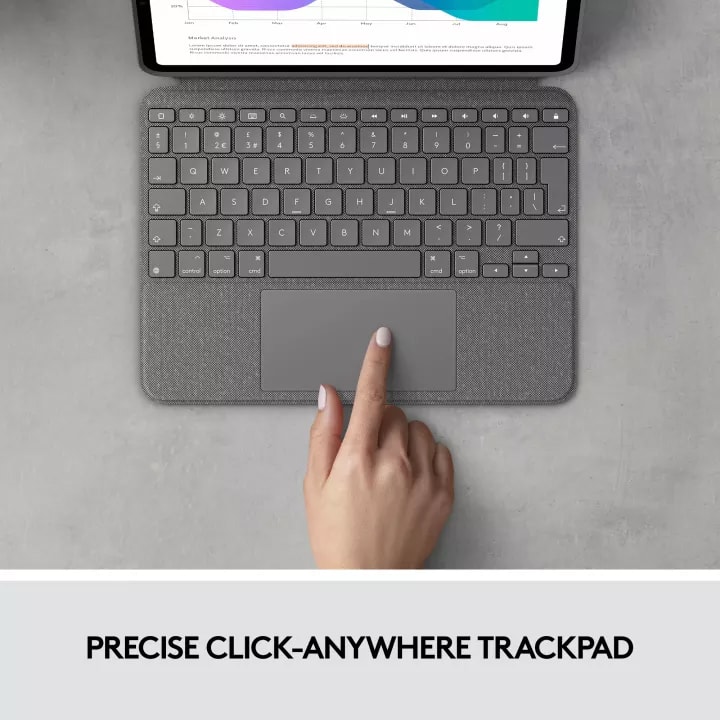 Logitech Combo Touch Oxford Grey for iPad PRO 12.9"