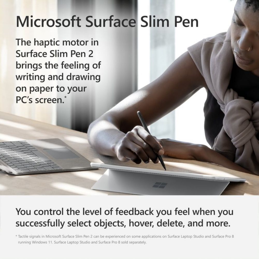 [Pre-Order] Microsoft Surface Slim Pen 2 Black - All Model (8WV-00005)(ETA:15-Feb-2022)