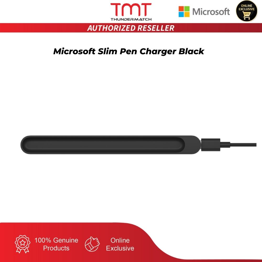 [Pre-Order] Microsoft Slim Pen Charger Black | 1 Year Warranty (8X2-00010)(ETA:15-Feb-2022)