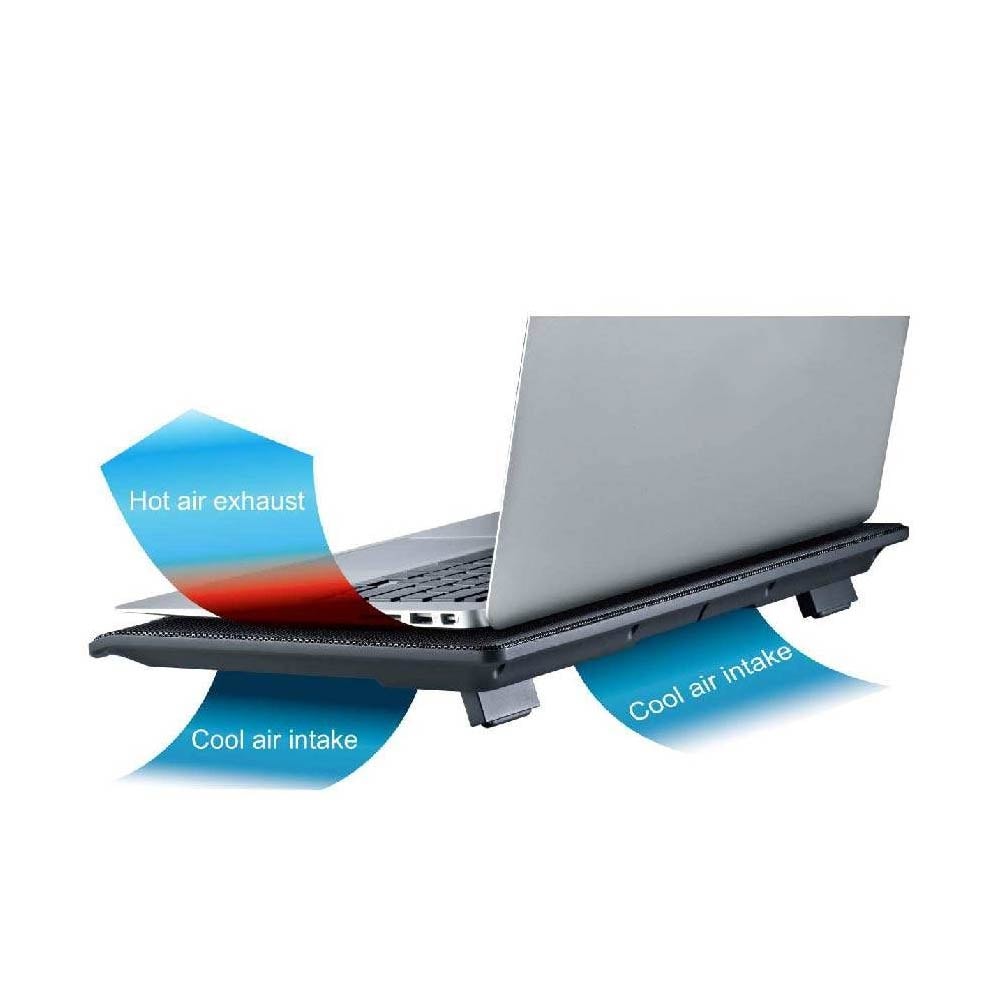 Cooler Master NotePal i100 Black Cooler | 1200RPM | Support up to 15" Laptop