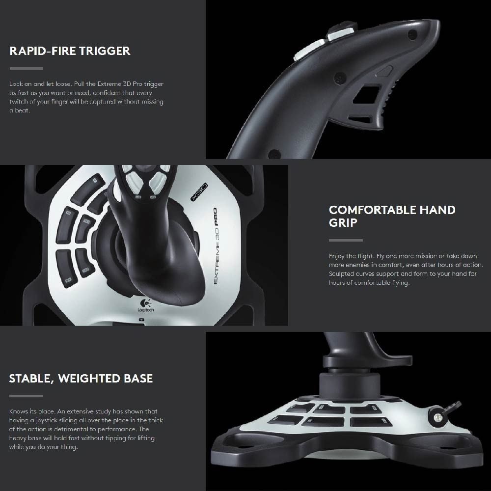 Logitech Extreme 3D Pro Wired Joystick