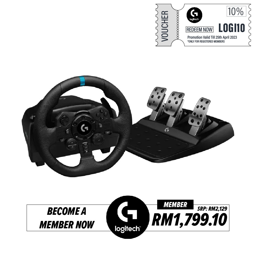 Logitech G923 Trueforce Driving Wheel
