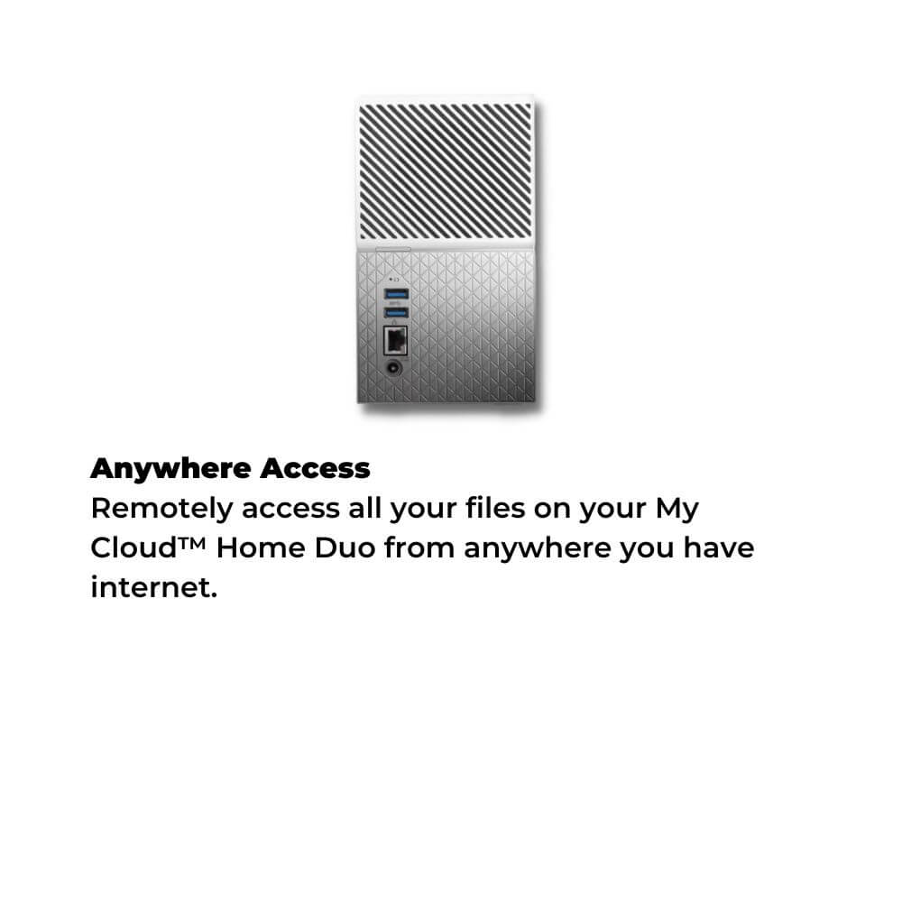 WD My Cloud Home Duo (2-Bay) Cloud Storage