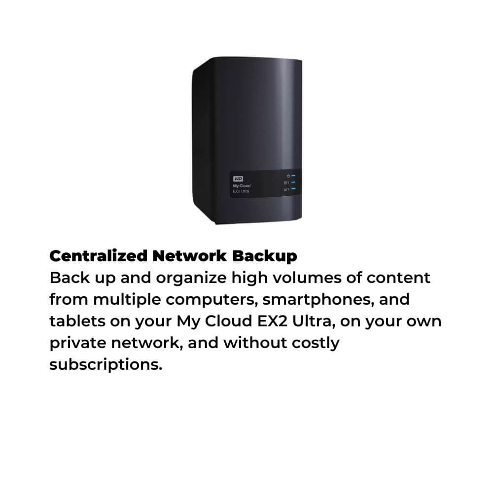 WD My Cloud Expert EX2 Ultra 2-Bay Cloud Storage