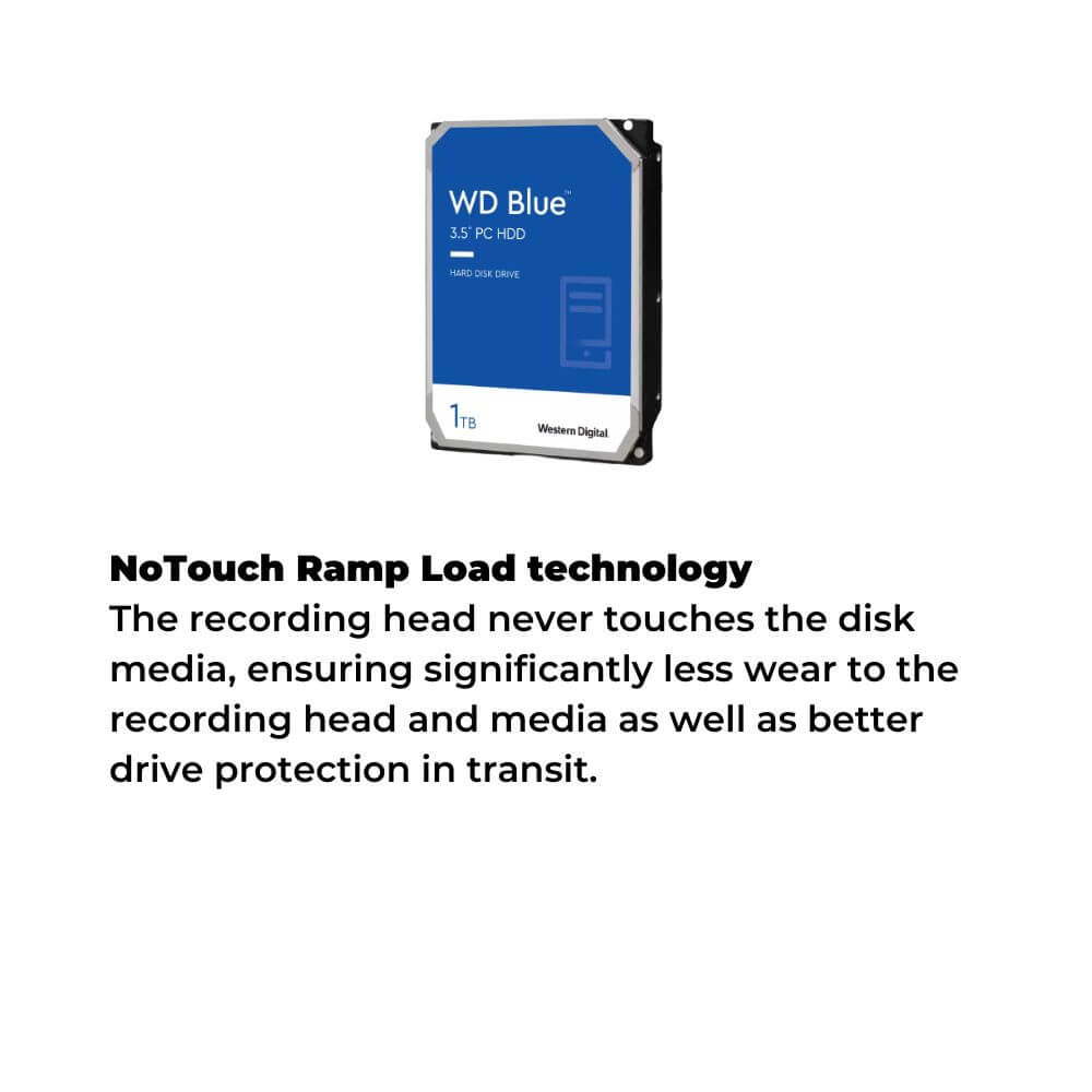 WD Blue 3.5" Desktop Internal Hard Disk SATA