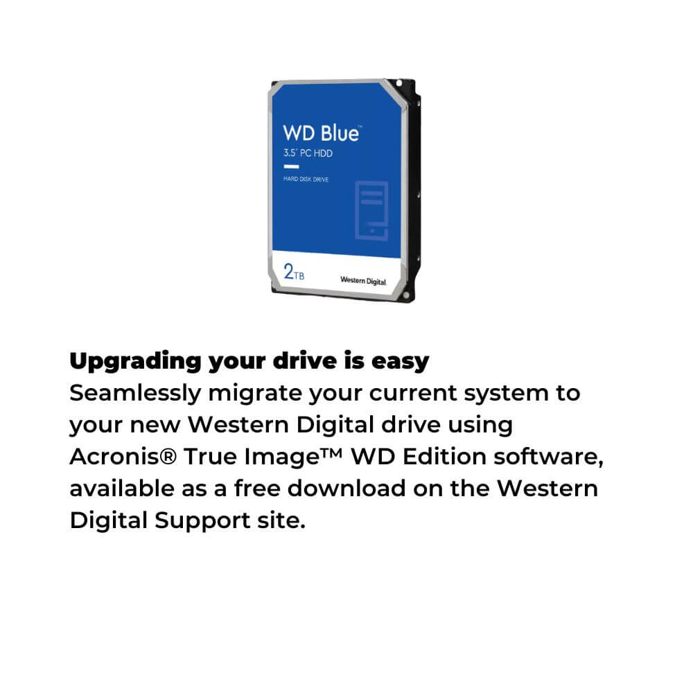 WD Blue 3.5" Desktop Internal Hard Disk SATA