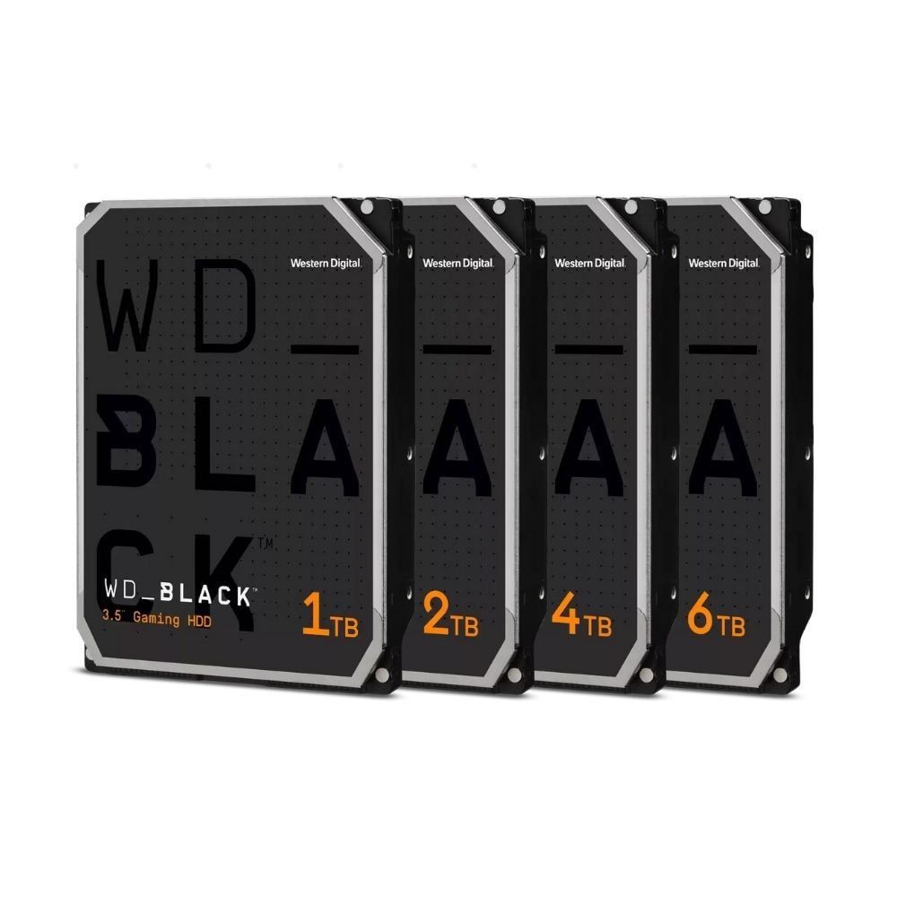 TMT Western Digital WD BLACK 3.5" 7200RPM 64MB /256MB SATA-III CMR Desktop Internal HDD Hard Disk | 1TB /2TB /4TB /6TB | WD1003FZEX WD2003FZEX WD4005FZBX WD6003FZBX