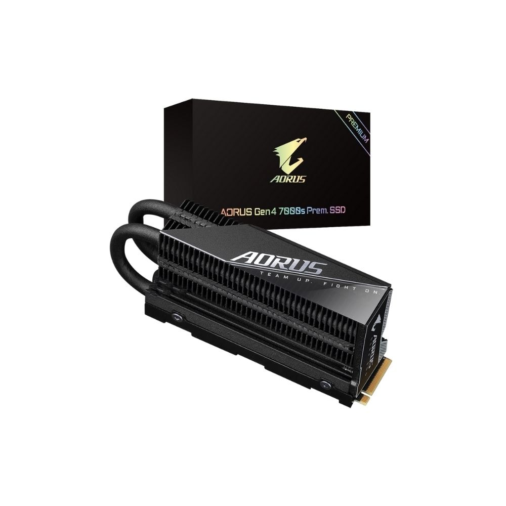 Gigabyte Aorus 7000s 1TB /2TB M.2 2280 PCIe NVMe Gen4 With Heat Pipe SSD | GP-AG70S1TB-P GP-AG70S2TB-P