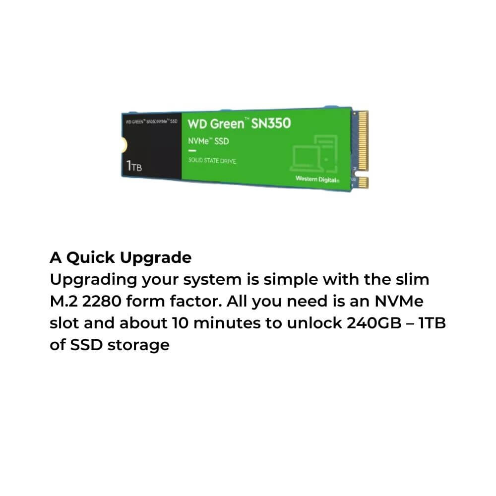 WD Green SN350 M.2 2280 PCIe NVMe SSD