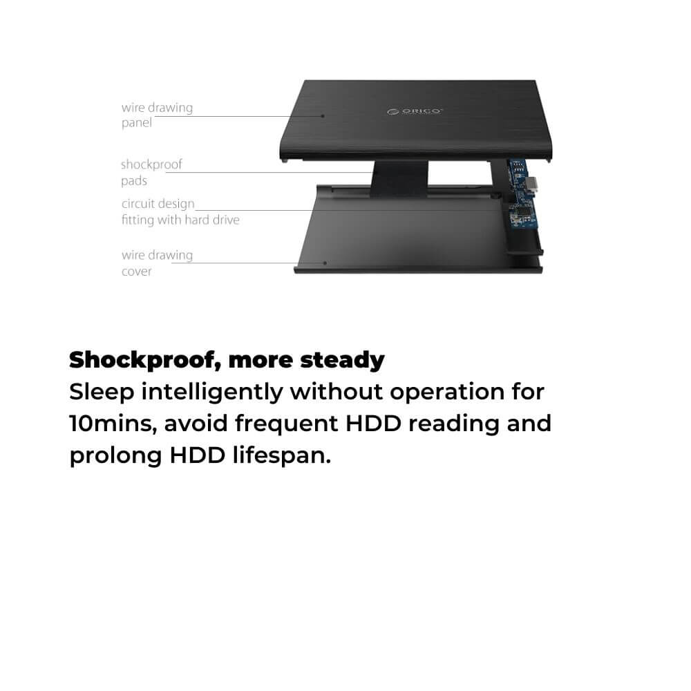 Orico 2189U3 2.5" SATA USB 3.0 Hard Drive Enclosure