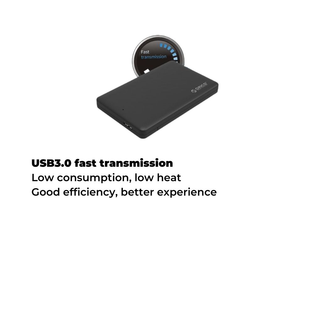 Orico 2577U3 2.5" SATA USB3.0 Hard Drive Enclosure