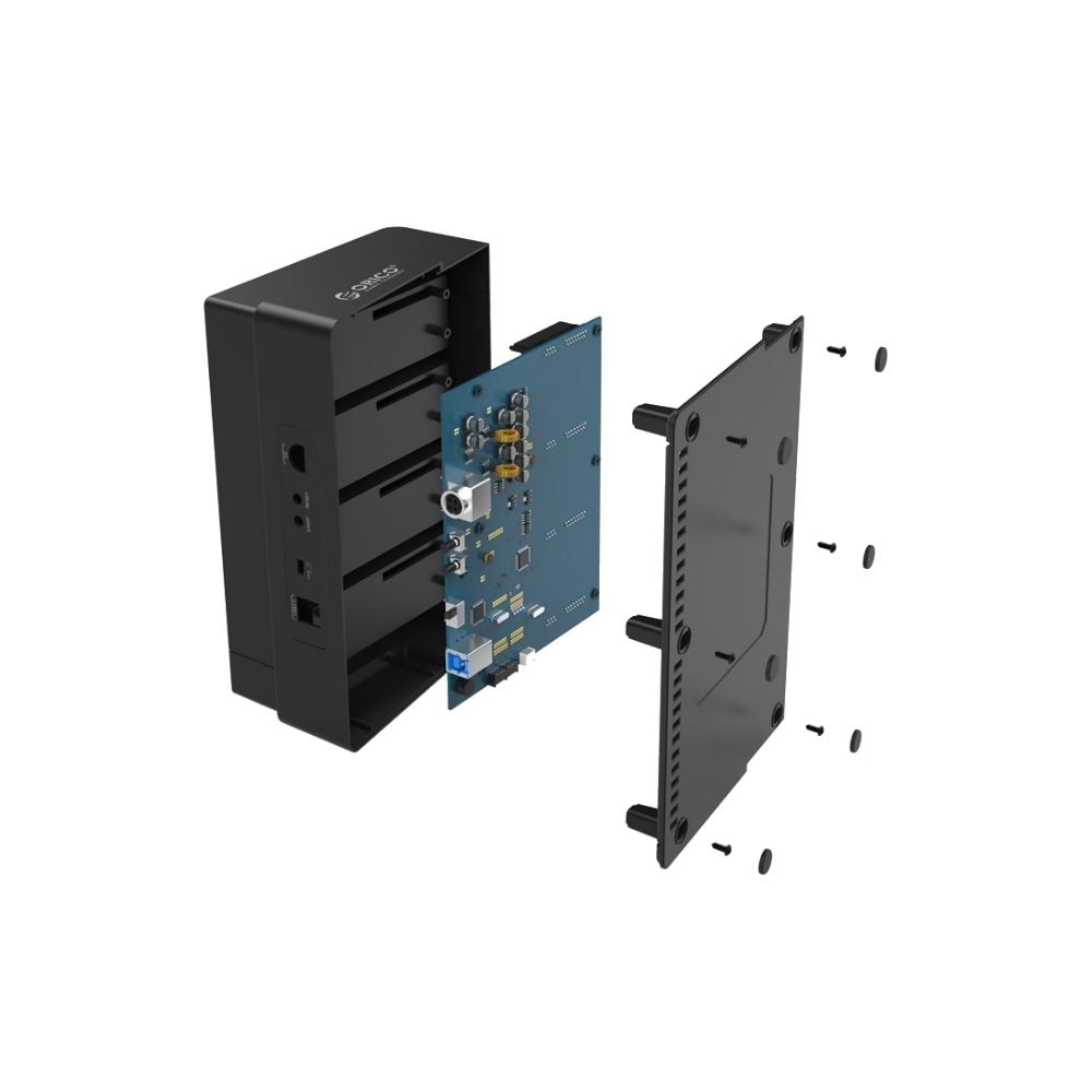 TMT Orico 6648US3-C 4-Bay SATA USB3.0 Hard Disk HDD Docking Station | Support 2.5