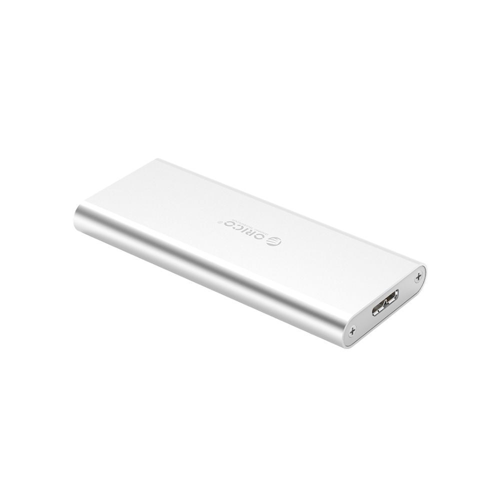 Orico M2G-U3-SV M.2 SATA USB3.0 SSD Enclosure | 5Gbps | Aluminium | SILVER