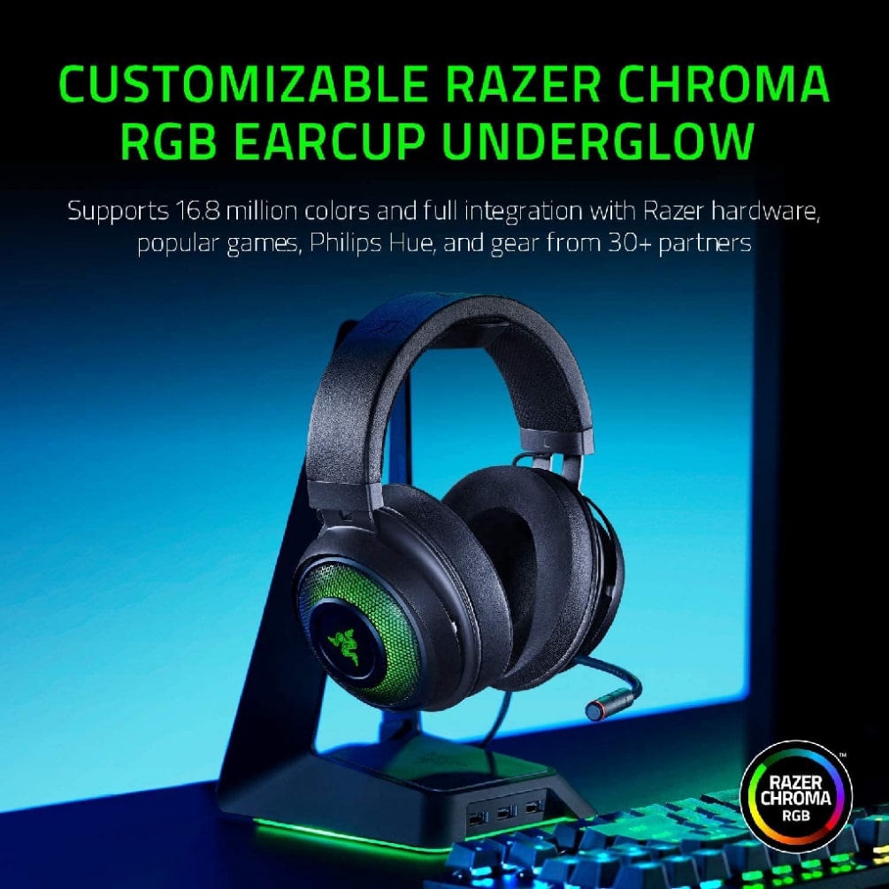 Razer Kraken Ultimate Noise-Canceling Wired Gaming Headset