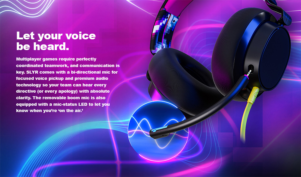 SkullCandy SLYR MultiPlatform Wired Gaming Headset