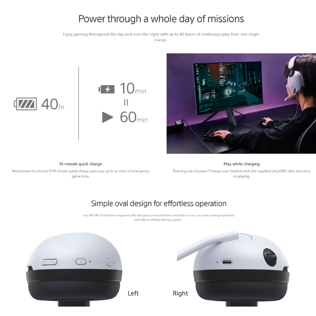 Sony INZONE H3 Wired Gaming Headset MDR-G300/G300