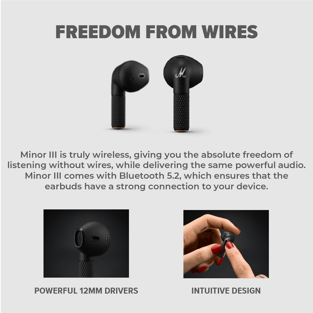 Marshall Minor lll True Wireless Earbuds